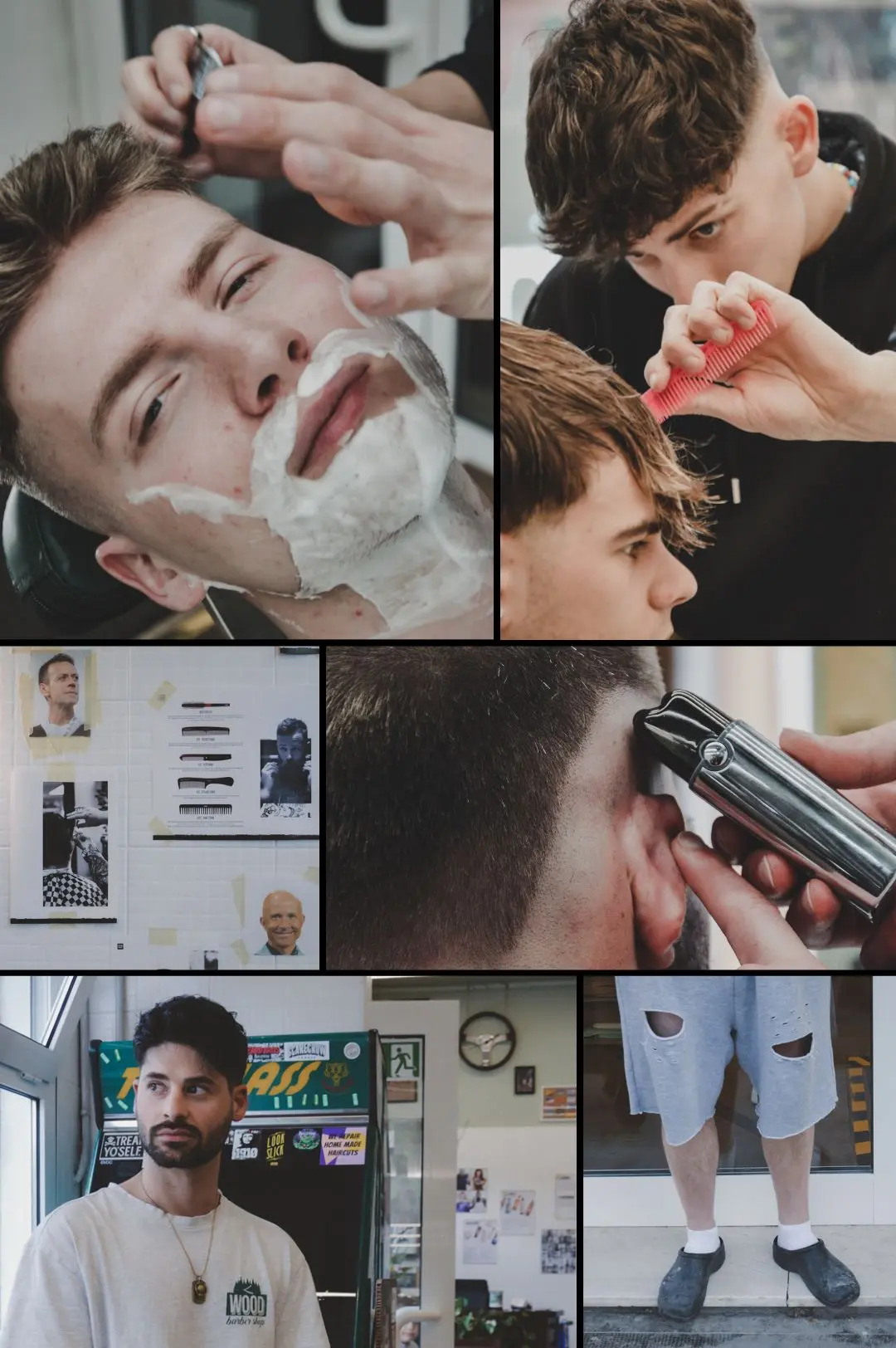 Wood Barber shop Veternigo